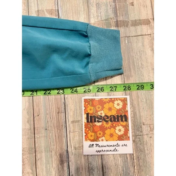 FIGS Womens Zamora Teal Hydrogreen Jogger Scrub Pants Sz XXS Medical Uniform - Picture 11 of 12